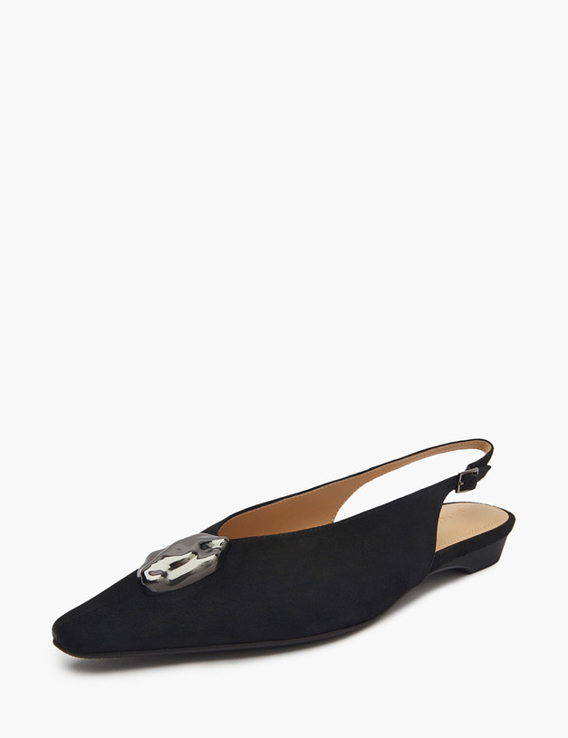 Черные женские туфли MASCOTTE 175-5163312-3605M | ракурс 4