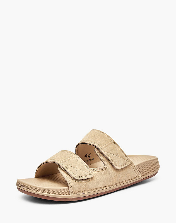 151-610821-0208 Туфли летние мужские велюр/текстиль беж, Lite by Mascotte