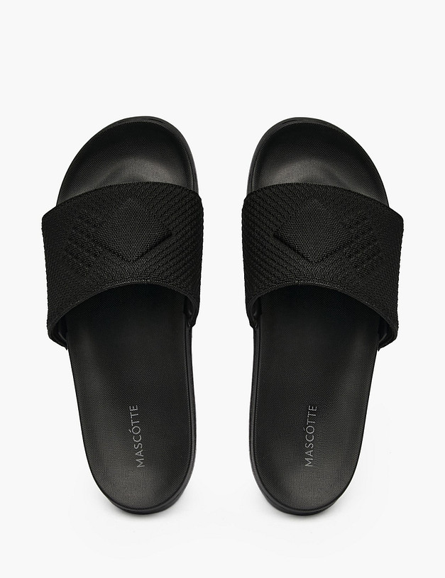 Черные мужские сабо MASCOTTE 151-210422-02002 | ракурс 4