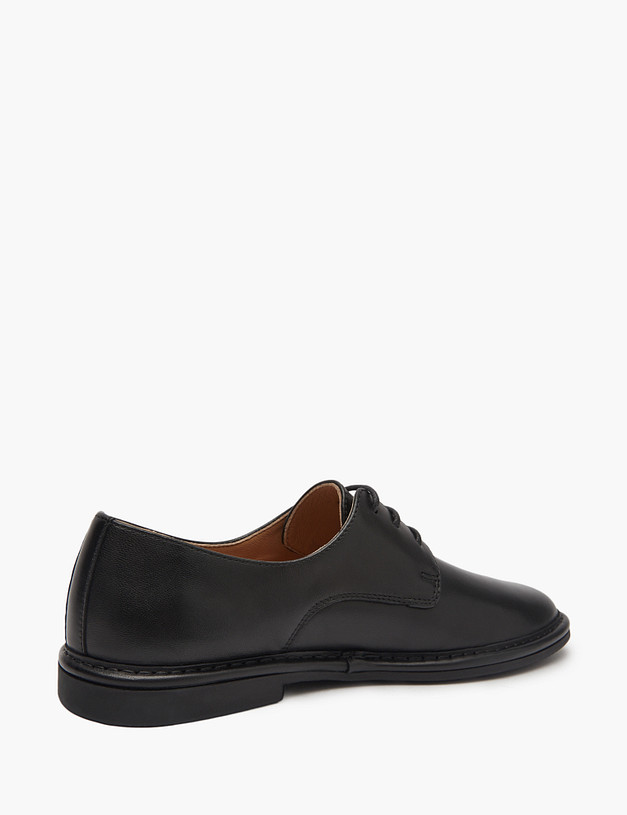 Черные женские дерби из кожи MASCOTTE 22-5161713-3501M | ракурс 3