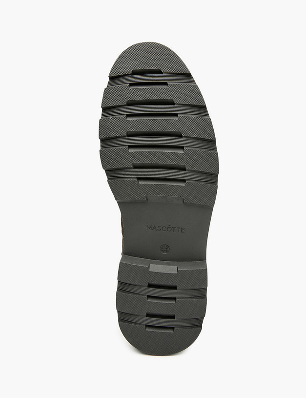 Коричневые мужские велюровые челси MASCOTTE 58-1210923-3201M | ракурс 5