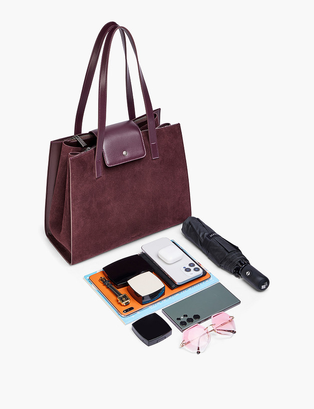 Бордовая женская сумка MASCOTTE 660-5214-0205 | ракурс 5