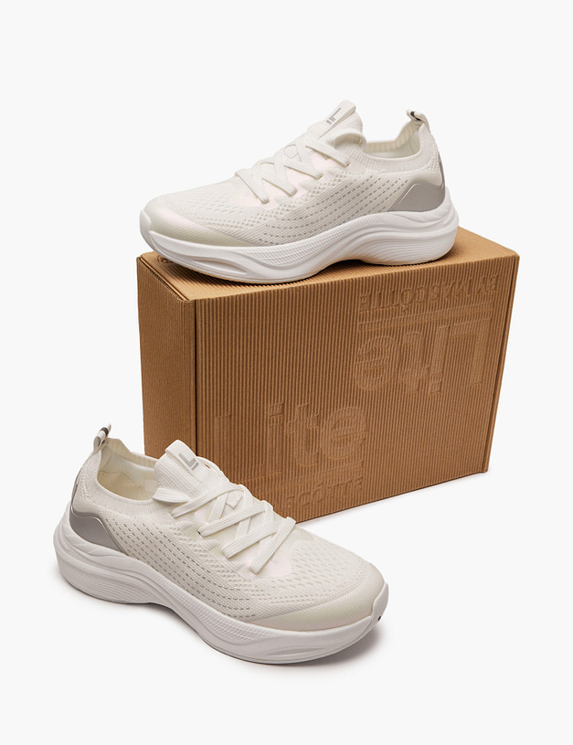 Белые женские кроссовки MASCOTTE 64-513121-0201 | ракурс 7