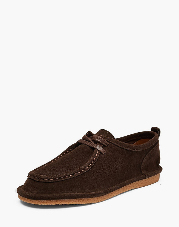 98-611111-0209 Полуботинки женские велюр/нат.кожа корич, Lite by Mascotte