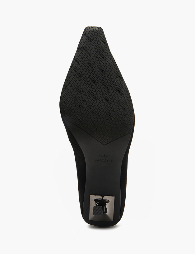 Черные женские туфли на шпильке MASCOTTE 233-513711-3605M | ракурс 6