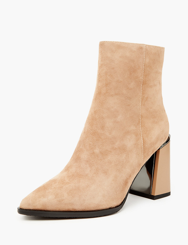 Бежевые женские ботильоны MASCOTTE 100-320821-3671M | ракурс 3