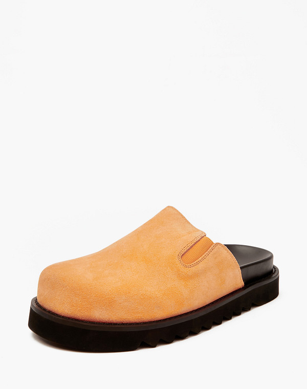 47-4127012-0213 Туфли летние женские велюр/нат.кожа оранж, Mascotte