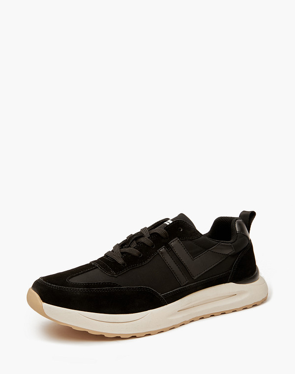 128-416021-0202 Полуботинки для активного отдыха мужские текстиль-велюр/текстиль черн, Mascotte Lite