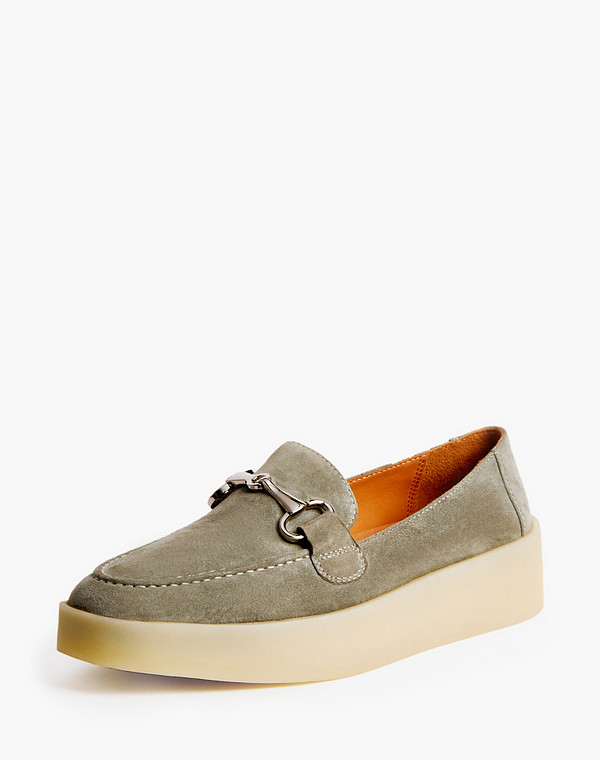 22-3180211-4605M Туфли женские велюр/нат.кожа зелен, Mascotte