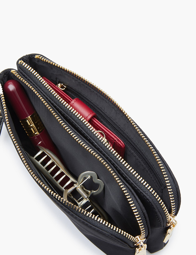 Черный текстильный женский кошелек MASCOTTE 602-3264-202 | ракурс 7