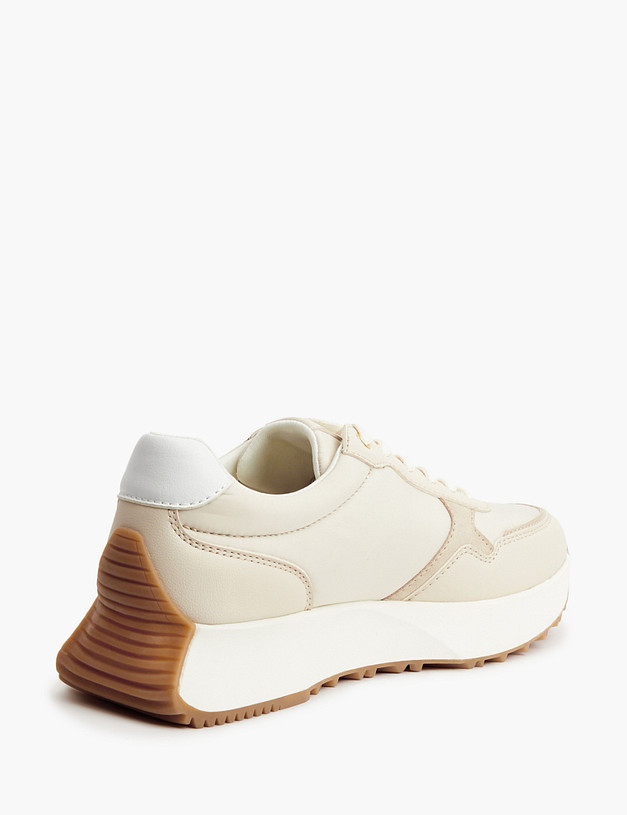 Бежевые женские кроссовки MASCOTTE 18-310721-0208 | ракурс 3