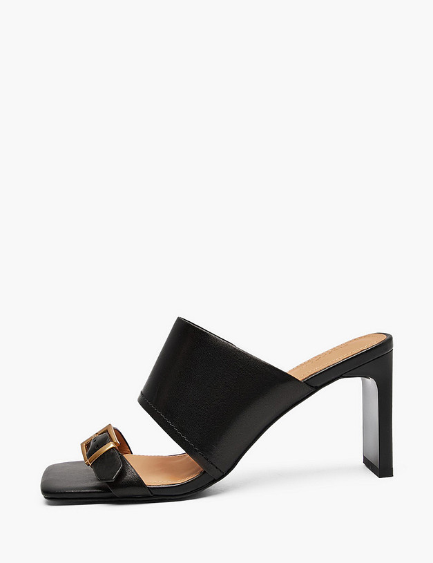 Черные женские мюли MASCOTTE 234-611211-0502 | ракурс 1