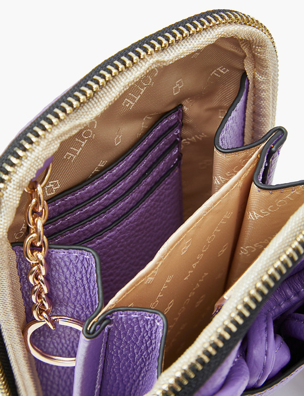 Сиреневая женская сумка MASCOTTE 610-3101-607 | ракурс 4