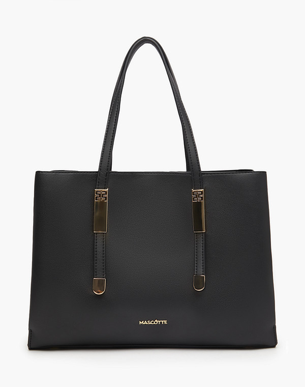 615-3207-602 Сумка женская и.кожа/текстиль черн, M, Mascotte