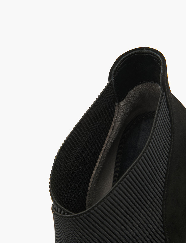 Черные женские ботильоны из велюра MASCOTTE 126-920224-3605M | ракурс 8