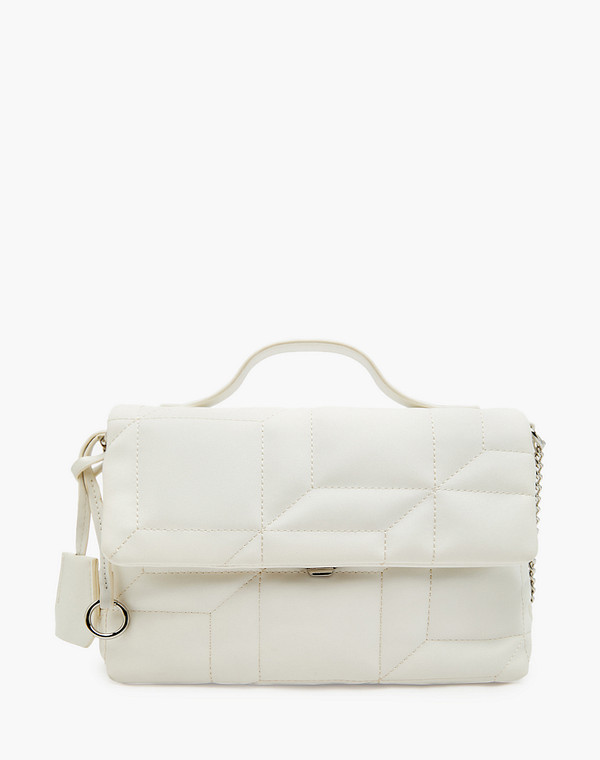 670-3102-601 Сумка женская и.кожа/текстиль бел, S, Mascotte