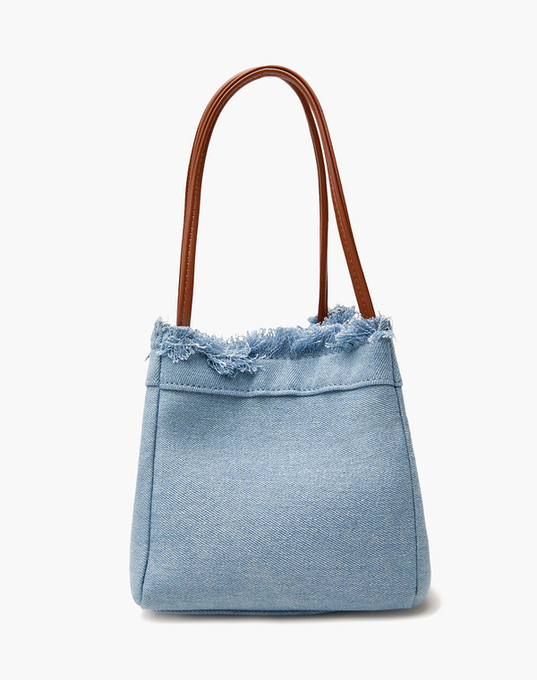 647-4119-603 Сумка женская текстиль-и.кожа/текстиль голуб-корич, S, Mascotte