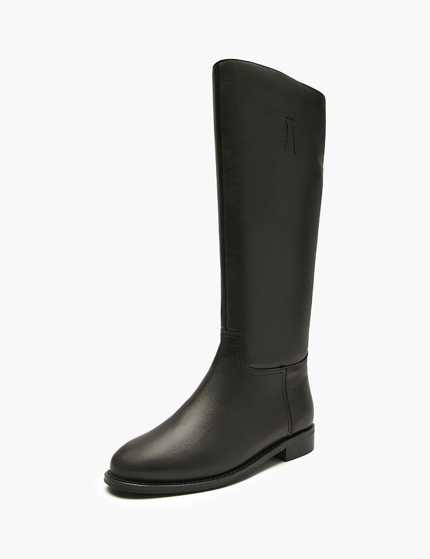 Черные женские сапоги MASCOTTE 233-5281221-3100M | ракурс 2