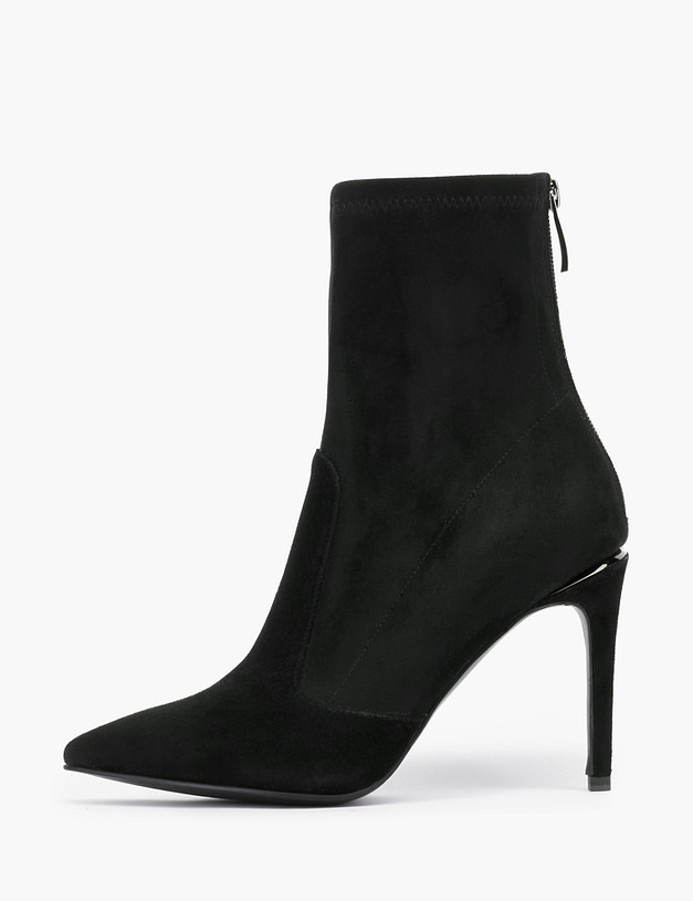 Велюровые ботильоны на шпильке MASCOTTE 100-210325-0602 | ракурс 2