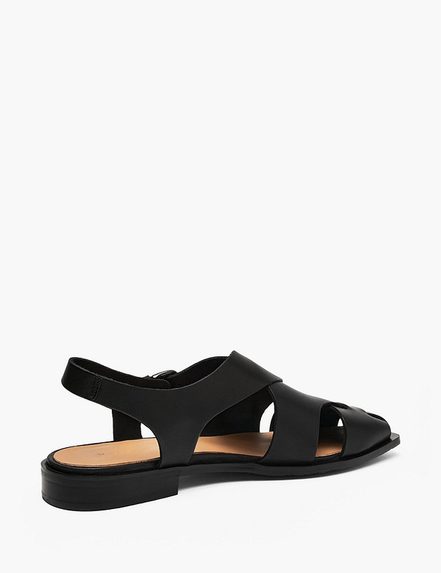 Черные женские сандалии MASCOTTE 22-6121095-0102 | ракурс 3