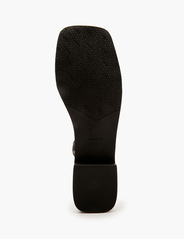 Черные женские сандалии MASCOTTE 126-411011-0602 | ракурс 6 Черные женские сандалии MASCOTTE 126-411011-0602 | ракурс 6