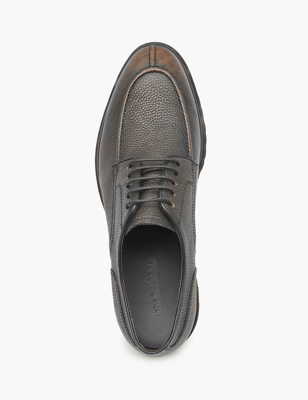 Темно-коричневые мужские полуботинки MASCOTTE 22-5150511-8126M | ракурс 5