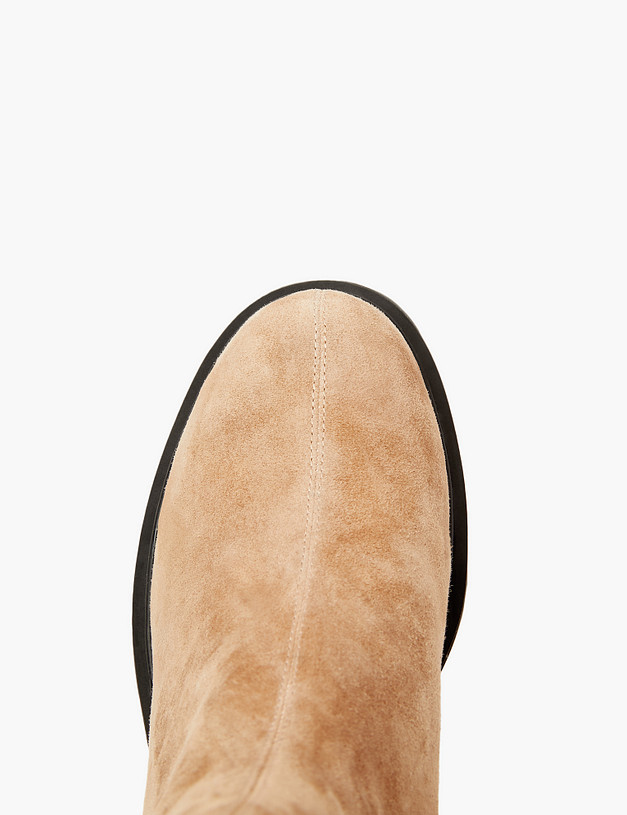 Бежевые женские зимние ботильоны MASCOTTE 126-321032-3671M | ракурс 4