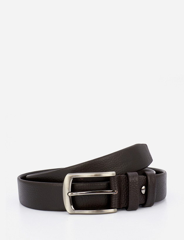 Коричневый мужской ремень MASCOTTE 727-1231-109 | ракурс 2