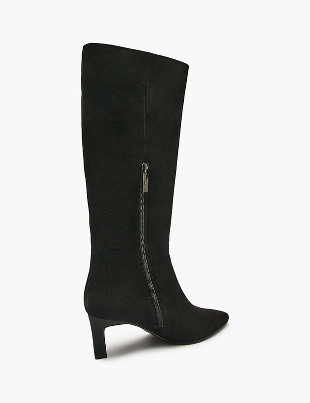 Черные женские сапоги MASCOTTE 233-521621-3605M | ракурс 3