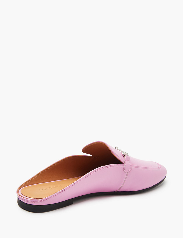 Розовые женские мюли из натуральной кожи MASCOTTE 172-4122111-6542M | ракурс 4