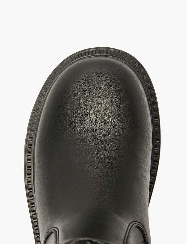 Черные ботинки для девочек MASCOTTE 234-522723-0602 | ракурс 5 Черные ботинки для девочек MASCOTTE 234-522723-0602 | ракурс 5