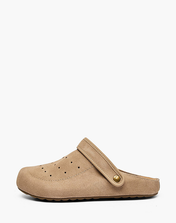 98-612622-0208 Туфли летние женские велюр/текстиль беж, Lite by Mascotte