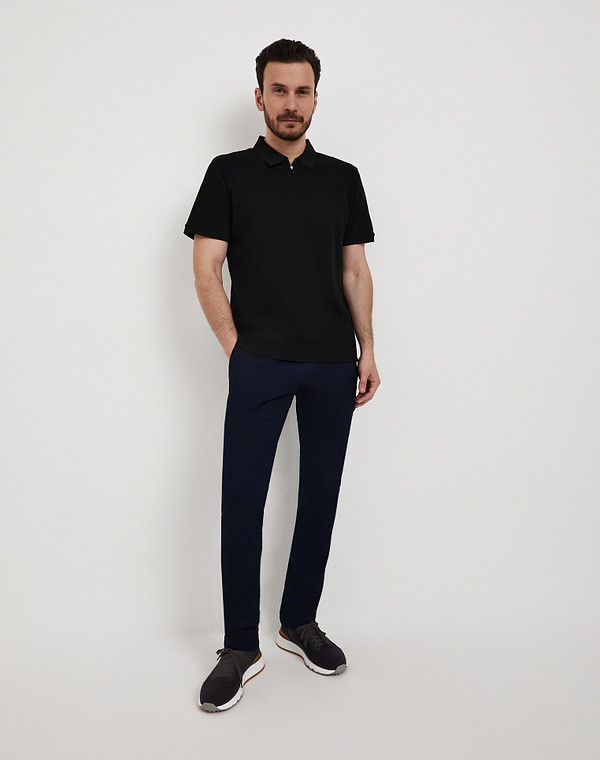 873-6102-2602 Джемпер-поло мужской черн, Mascotte