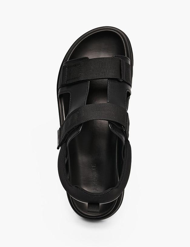 Черные мужские сандалии MASCOTTE 15-610412-0102 | ракурс 4