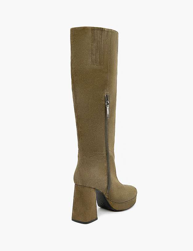 Зеленые женские сапоги MASCOTTE 172-3202823-3640M | ракурс 4