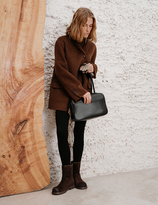 Коричневые женские ботинки MASCOTTE 234-521321-0209 | ракурс 2