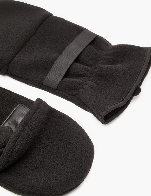 Черные мужские варежки MASCOTTE 717-3218-2402 | ракурс 4