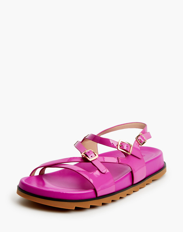 233-2143715-0706 Туфли летние женские лак.кожа/нат.кожа розов., Mascotte