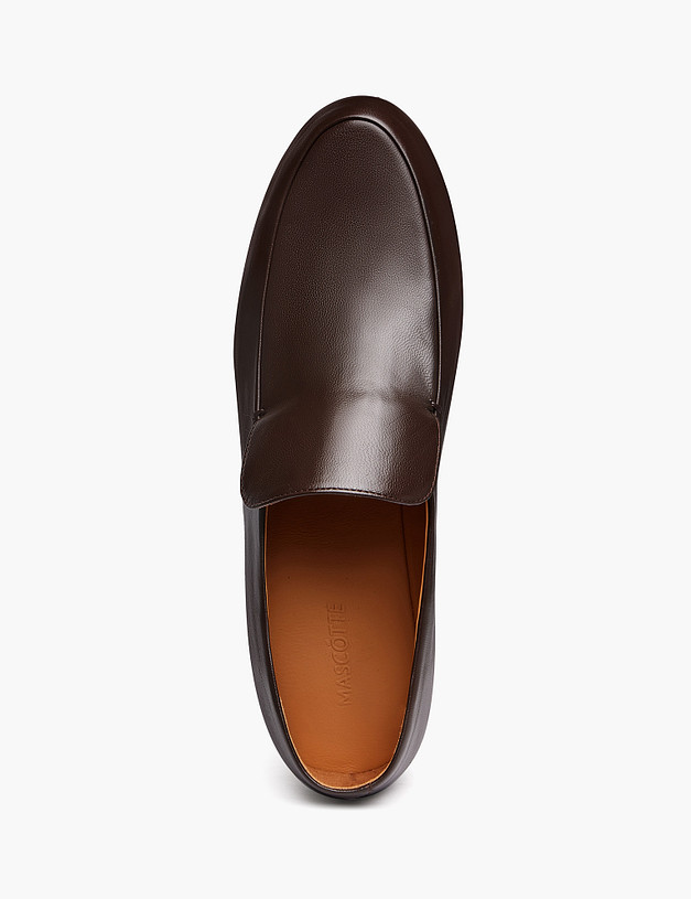 Коричневые женские лоферы MASCOTTE 175-6101911-6571M | ракурс 4