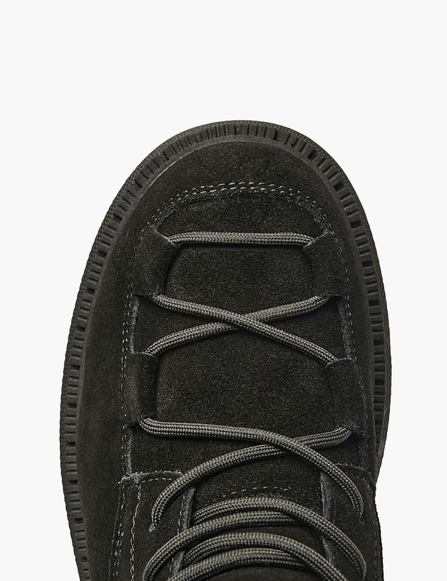 Черные женские зимние ботинки MASCOTTE 78-420251-3205M | ракурс 4