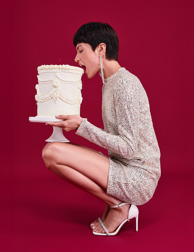 Молочные женские босоножки MASCOTTE 126-511812-6558M | ракурс 1