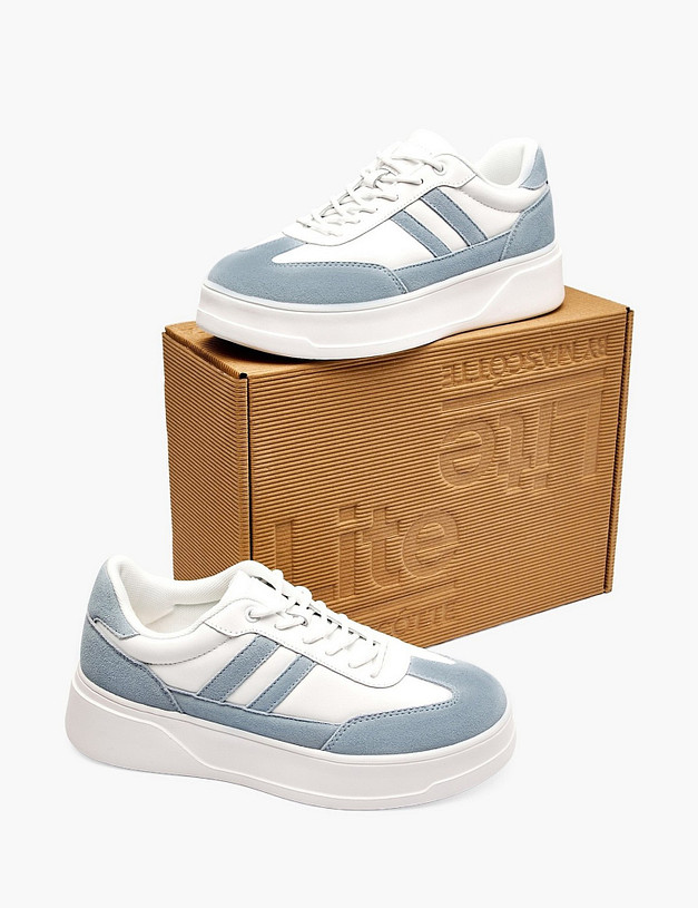 Белые женские кеды MASCOTTE 189-615921-0611 | ракурс 6