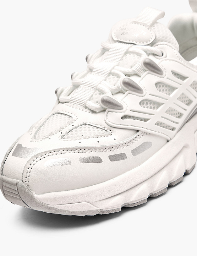 Белые детские кроссовки MASCOTTE 64-612421-0201 | ракурс 6