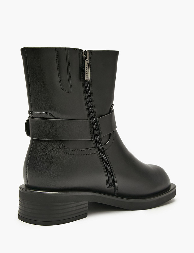 Черные женские зимние ботинки MASCOTTE 94-522131-3100M | ракурс 3