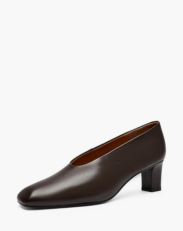 234-614711-6571M Туфли женские нат.кожа/нат.кожа корич, Mascotte