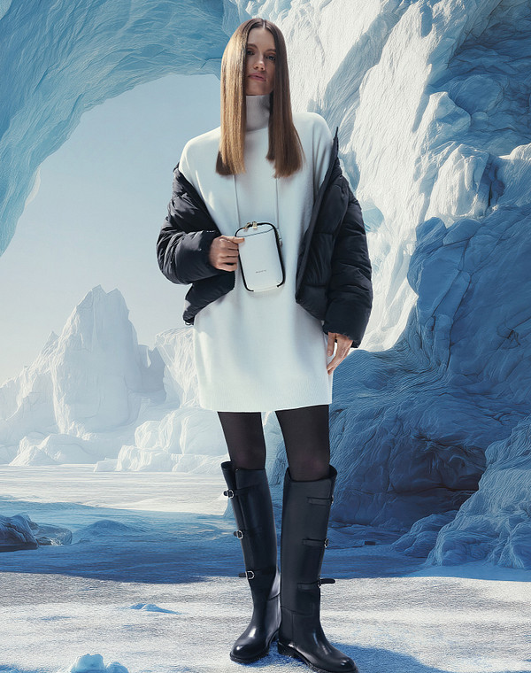 Черные женские ботфорты 15990₽