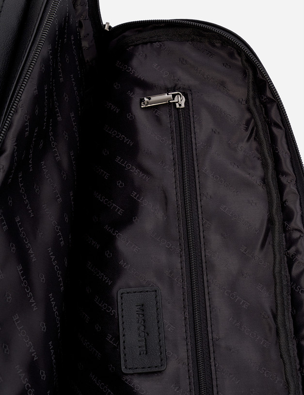 Черный мужской портфель MASCOTTE 642-1202-602 | ракурс 3