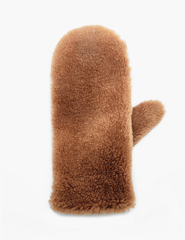Коричневые женские варежки MASCOTTE 717-2216-509 | ракурс 2