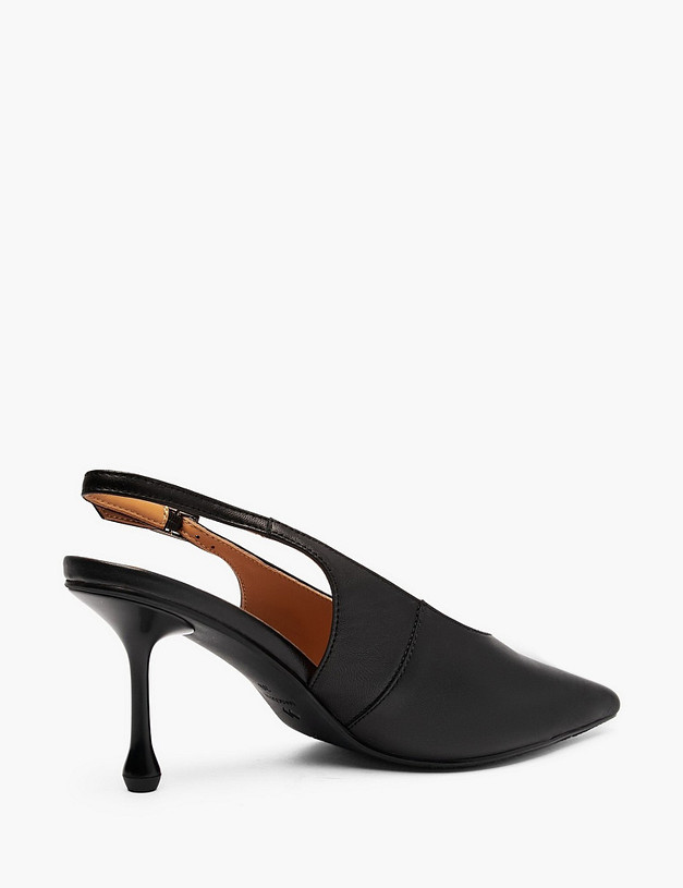 Черные женские слингбэки MASCOTTE 94-614411-3501M | ракурс 3