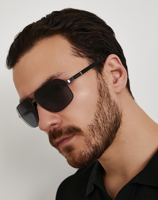 793-6117-7710 Очки мужские и.мат. серый, Mascotte